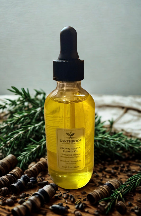 Earthroot Crown Revival Growth Oil Strengthen & Restored