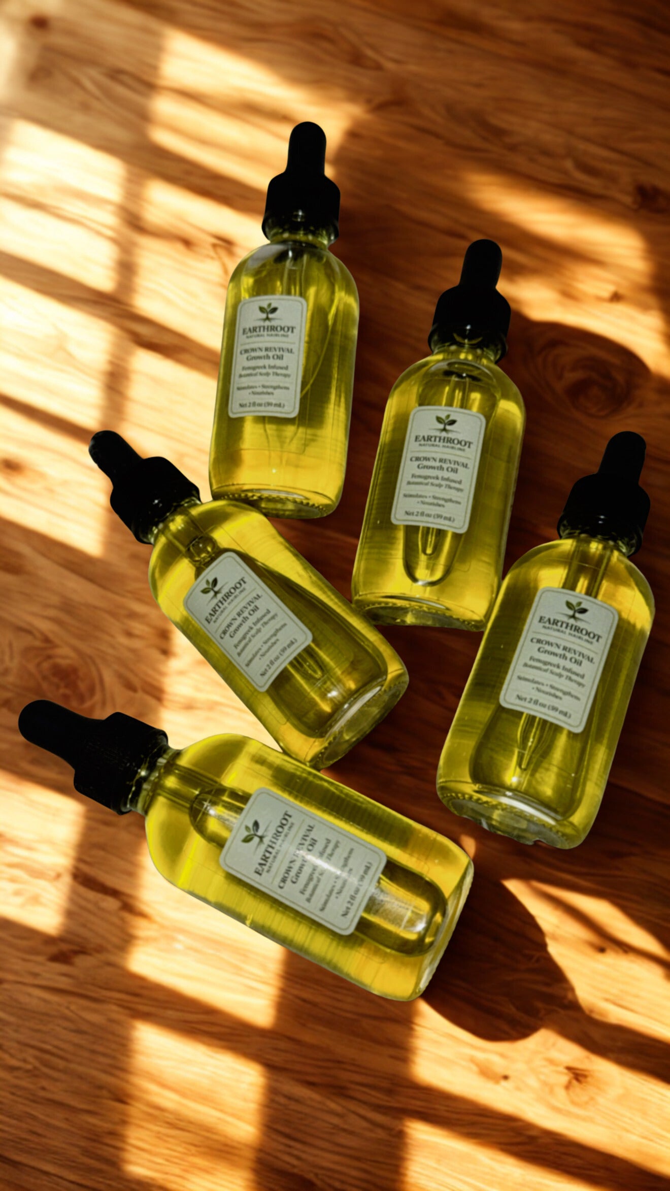 Earthroot Crown Revival Growth Oil Strengthen & Restored