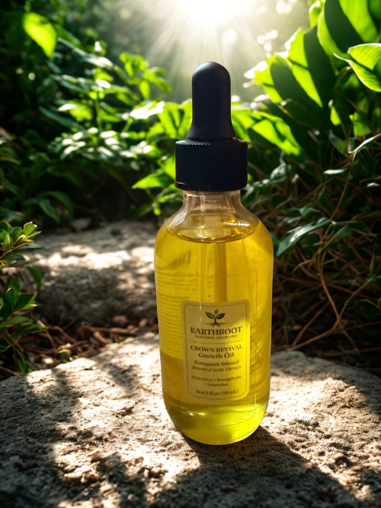 Earthroot Crown Revival Growth Oil Strengthen & Restored